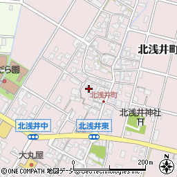 石川県小松市北浅井町イ88-1周辺の地図