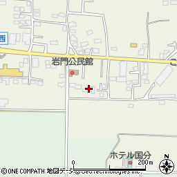 教職員上田古里寮周辺の地図