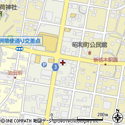 足利銀行新栃木支店周辺の地図