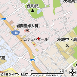 茨城県水戸市松本町2-4周辺の地図