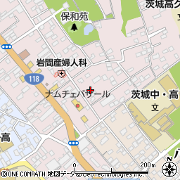 茨城県水戸市松本町2-3周辺の地図