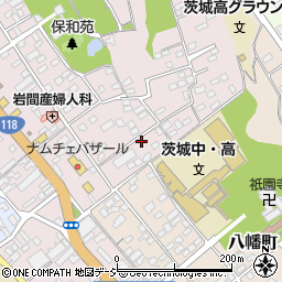 茨城県水戸市松本町1-13周辺の地図