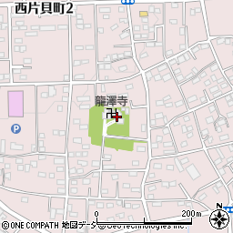 龍澤寺周辺の地図