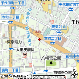 株式会社ミニミニ　前橋店周辺の地図