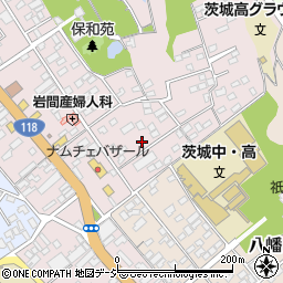 茨城県水戸市松本町2-36周辺の地図
