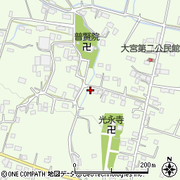 栃木県栃木市大宮町1536周辺の地図