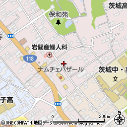 茨城県水戸市松本町2-6周辺の地図