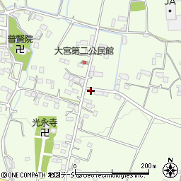 栃木県栃木市大宮町1490周辺の地図