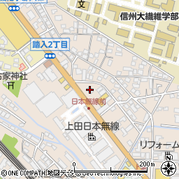 サークルＫ上田踏入店周辺の地図