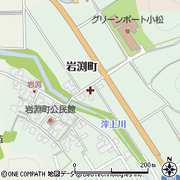 石川県小松市岩渕町ヌ周辺の地図