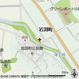 石川県小松市岩渕町リ周辺の地図