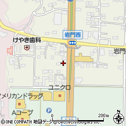 信越放送上田放送局アンテナ周辺の地図