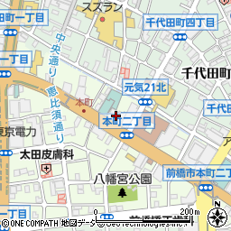 三井住友信託銀行前橋支店 ＡＴＭ周辺の地図