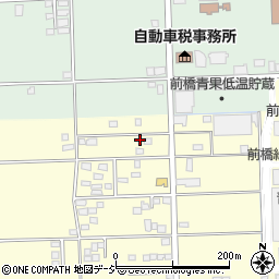 群馬県前橋市東片貝町376-5周辺の地図