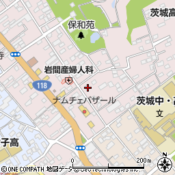 茨城県水戸市松本町2-7周辺の地図
