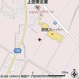 長野県上田市芳田周辺の地図
