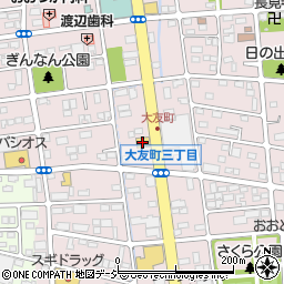 ガスト前橋西店周辺の地図