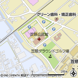 笠懸公民館周辺の地図