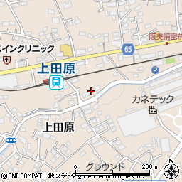 上田原職員宿舎周辺の地図