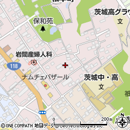 茨城県水戸市松本町2-33周辺の地図