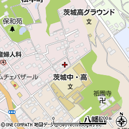 茨城県水戸市松本町1-30周辺の地図