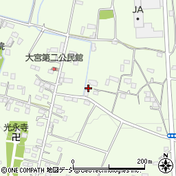 栃木県栃木市大宮町1338周辺の地図
