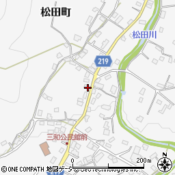 栃木県足利市松田町722周辺の地図