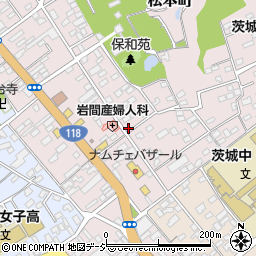 茨城県水戸市松本町3-1周辺の地図