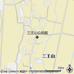 三王山公民館周辺の地図