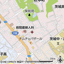 茨城県水戸市松本町2-12周辺の地図