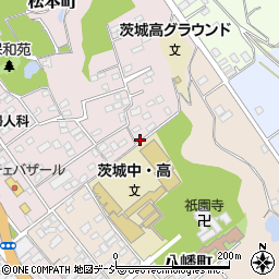 茨城県水戸市松本町7-14周辺の地図