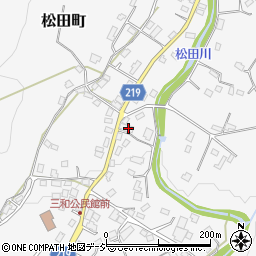 栃木県足利市松田町309周辺の地図