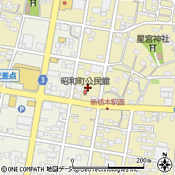有限会社蛸屋菓子店　新栃木店周辺の地図