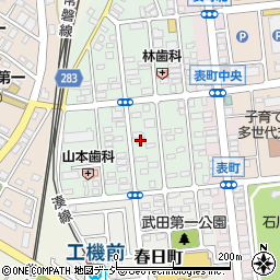 茨城新聞　金子新聞店周辺の地図