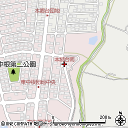本郷台南周辺の地図