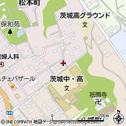 茨城県水戸市松本町1-26周辺の地図