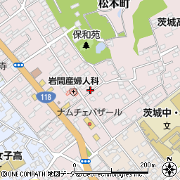 茨城県水戸市松本町3-28周辺の地図