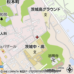 茨城県水戸市松本町7-11周辺の地図