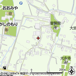 栃木県栃木市大宮町1592周辺の地図