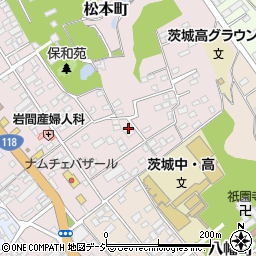 茨城県水戸市松本町2-25周辺の地図