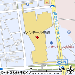 ワンダープライス　イオンモール高崎店周辺の地図
