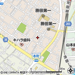 茨城県ひたちなか市勝田本町21周辺の地図