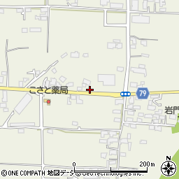 長野県上田市古里岩門周辺の地図