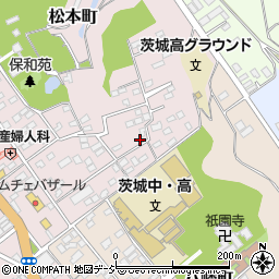 茨城県水戸市松本町6-18周辺の地図