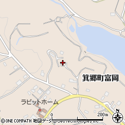 群馬県高崎市箕郷町富岡1444周辺の地図