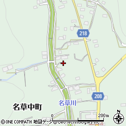 栃木県足利市名草中町1538-1周辺の地図