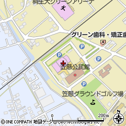 笠懸野文化ホール（パル）周辺の地図