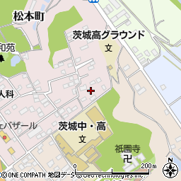 茨城県水戸市松本町7-17周辺の地図