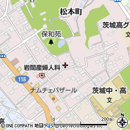 茨城県水戸市松本町4-2周辺の地図