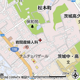 茨城県水戸市松本町4-3周辺の地図